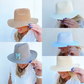 Straw Fedora Hat