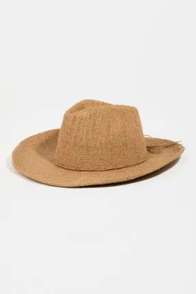 STRAW WEAVE SUN HAT