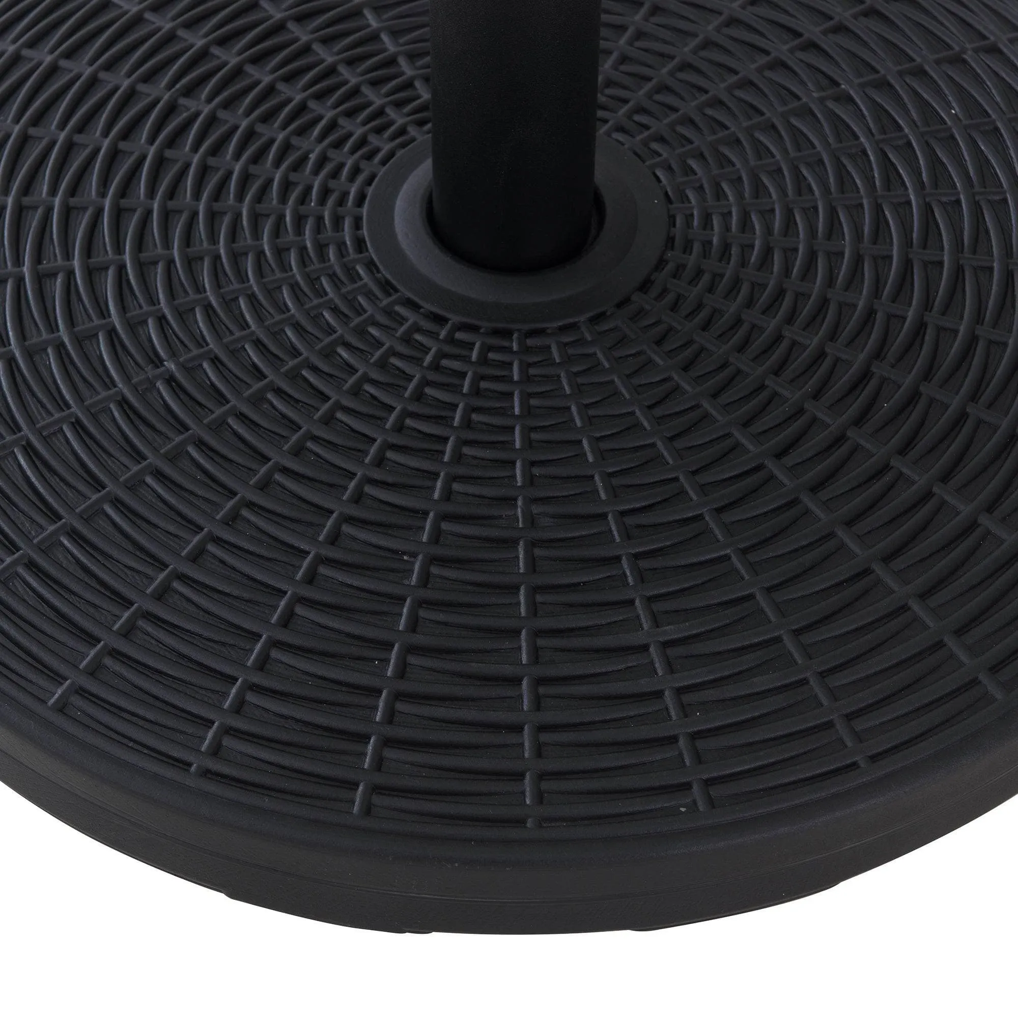 SUNJOY Universal 55 lb. Black Heavy Duty Cement Filled Patio Umbrella Base