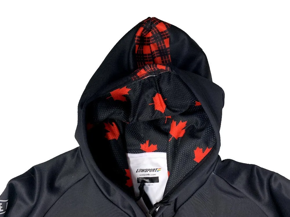 Team Canada Lake Placid Ice Pond Hockey Hoodie - Men - Black