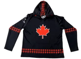 Team Canada Lake Placid Ice Pond Hockey Hoodie - Men - Black