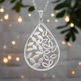 Teardrop Leaf Necklace