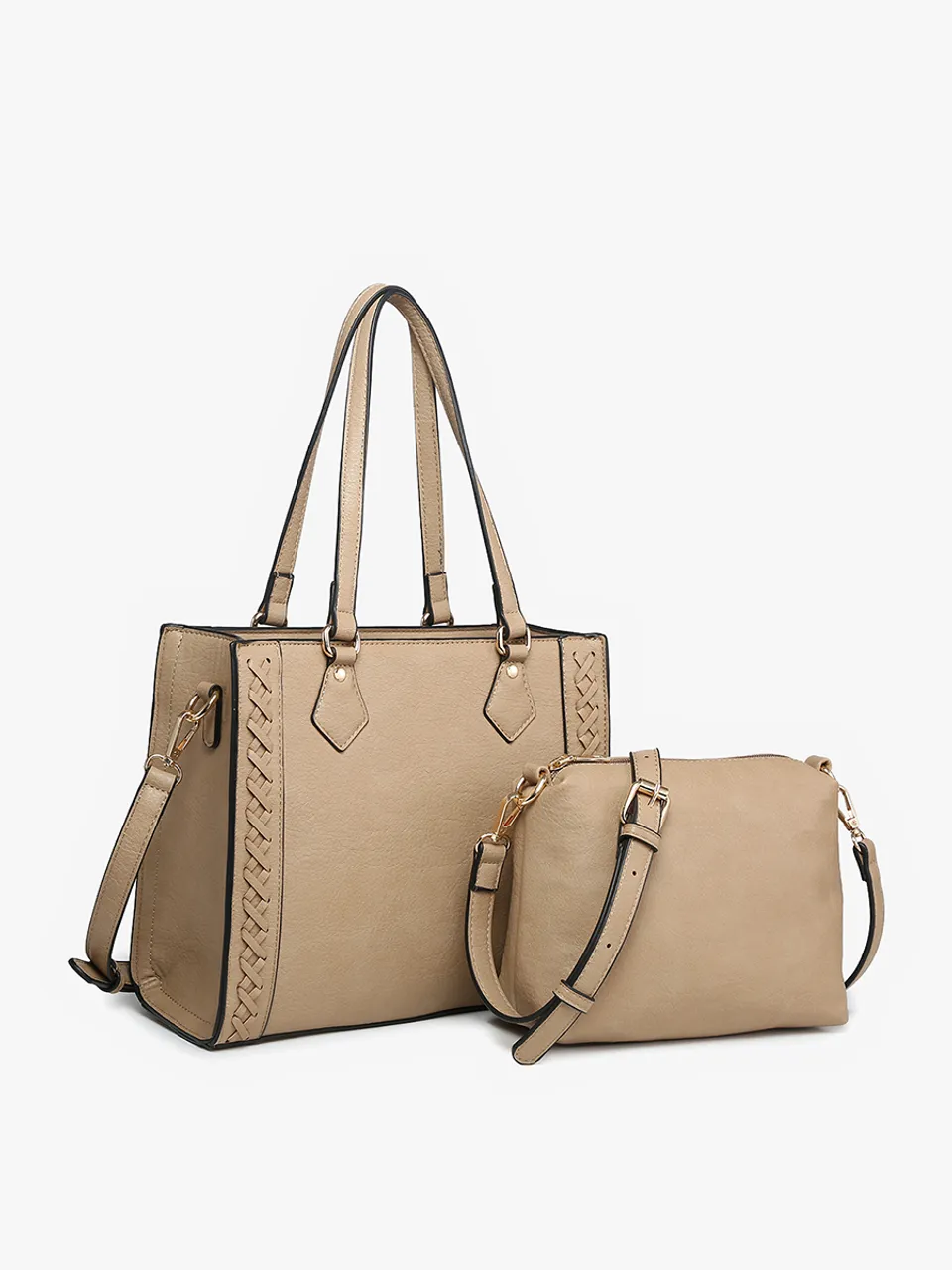 The Betsy Structured Braided Crossbody/Satchel