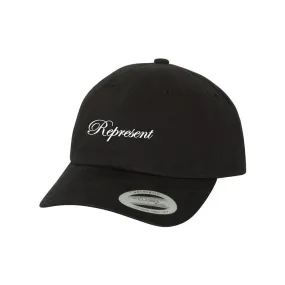 The Classic Script Dad Hat [BLACK]