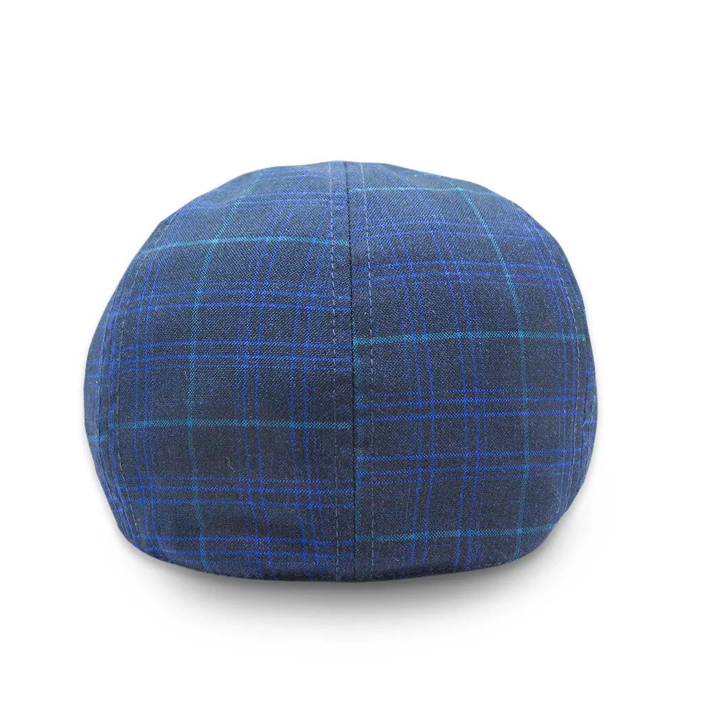 The Midnight Summer Peaky Boston Scally Cap - Plaid