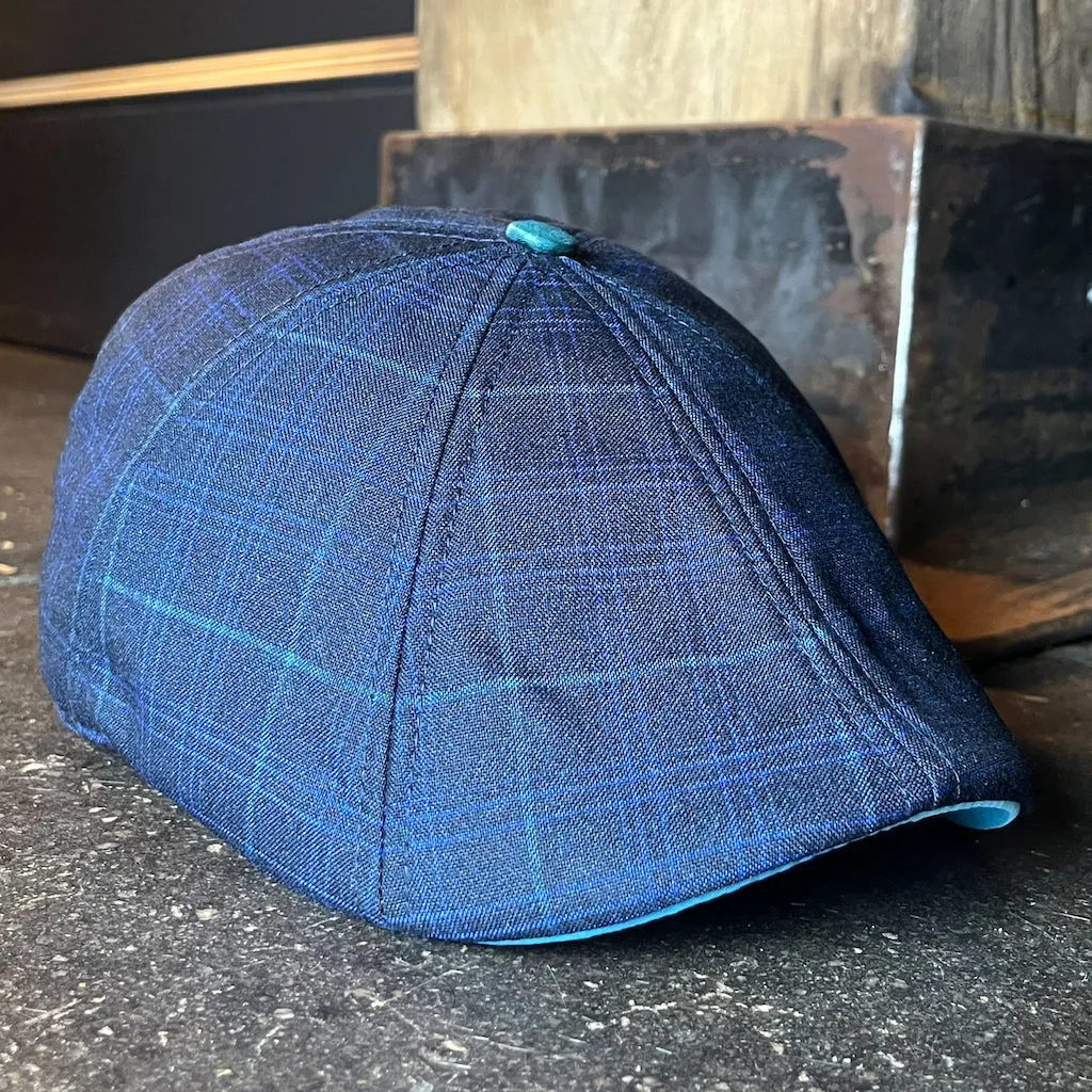 The Midnight Summer Peaky Boston Scally Cap - Plaid
