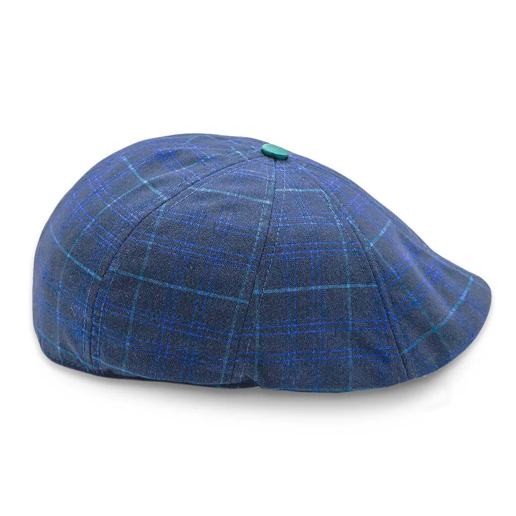 The Midnight Summer Peaky Boston Scally Cap - Plaid