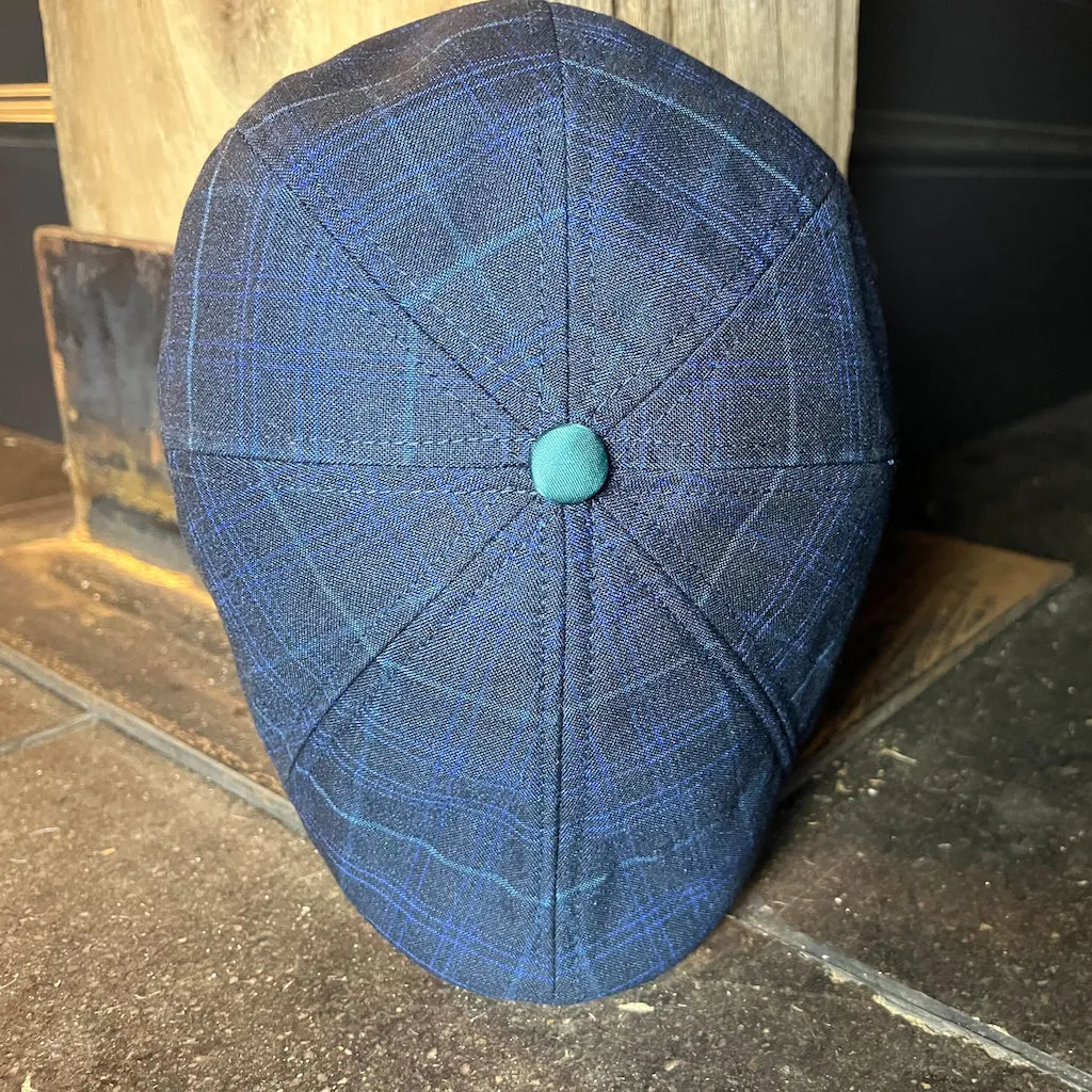 The Midnight Summer Peaky Boston Scally Cap - Plaid