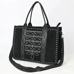 The Trisha Suede Leather Tote Bag