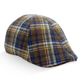 The Underdog Boston Scally Cap - Unwavering Blue Plaid