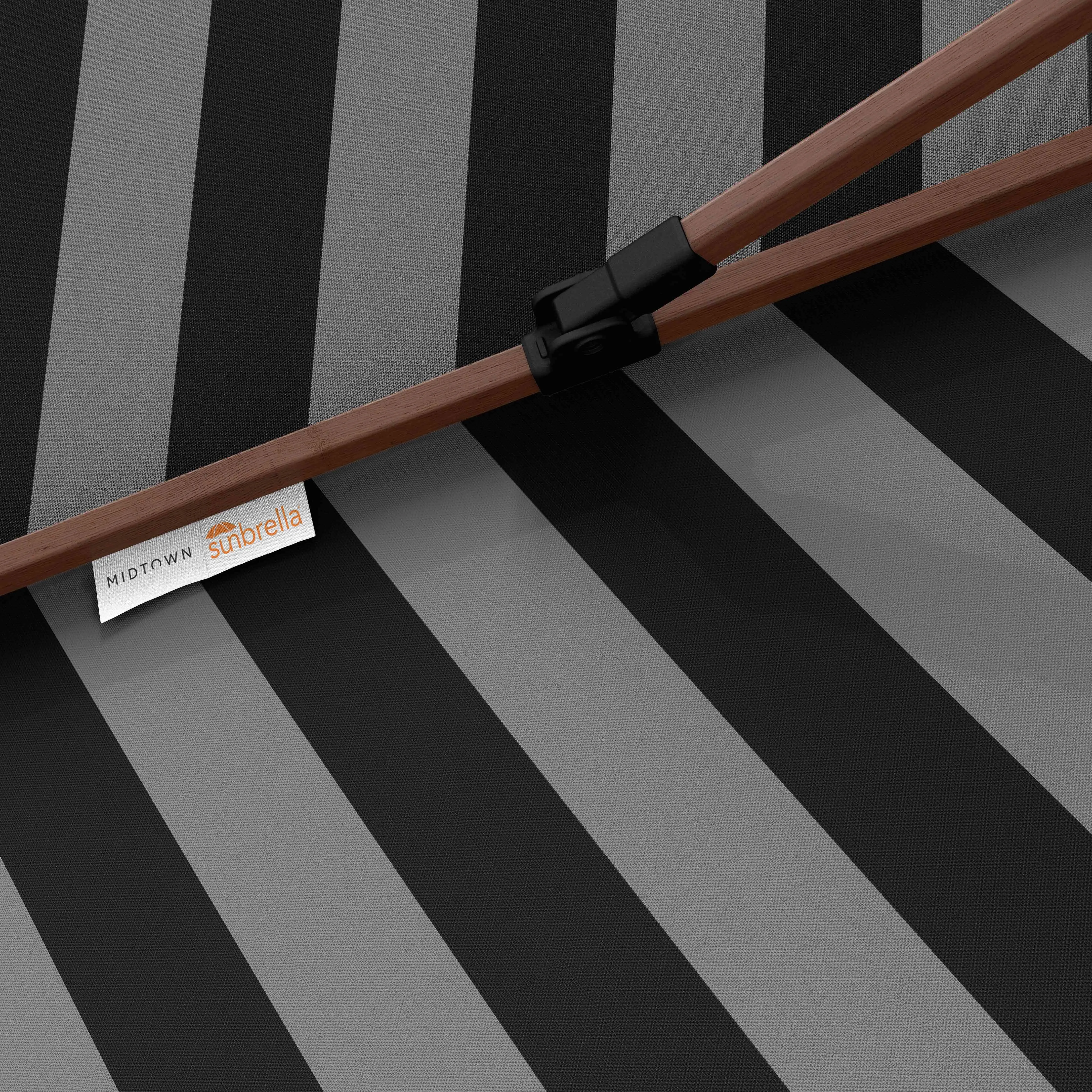 The Wooden 2™ - Sunbrella Black & Grey