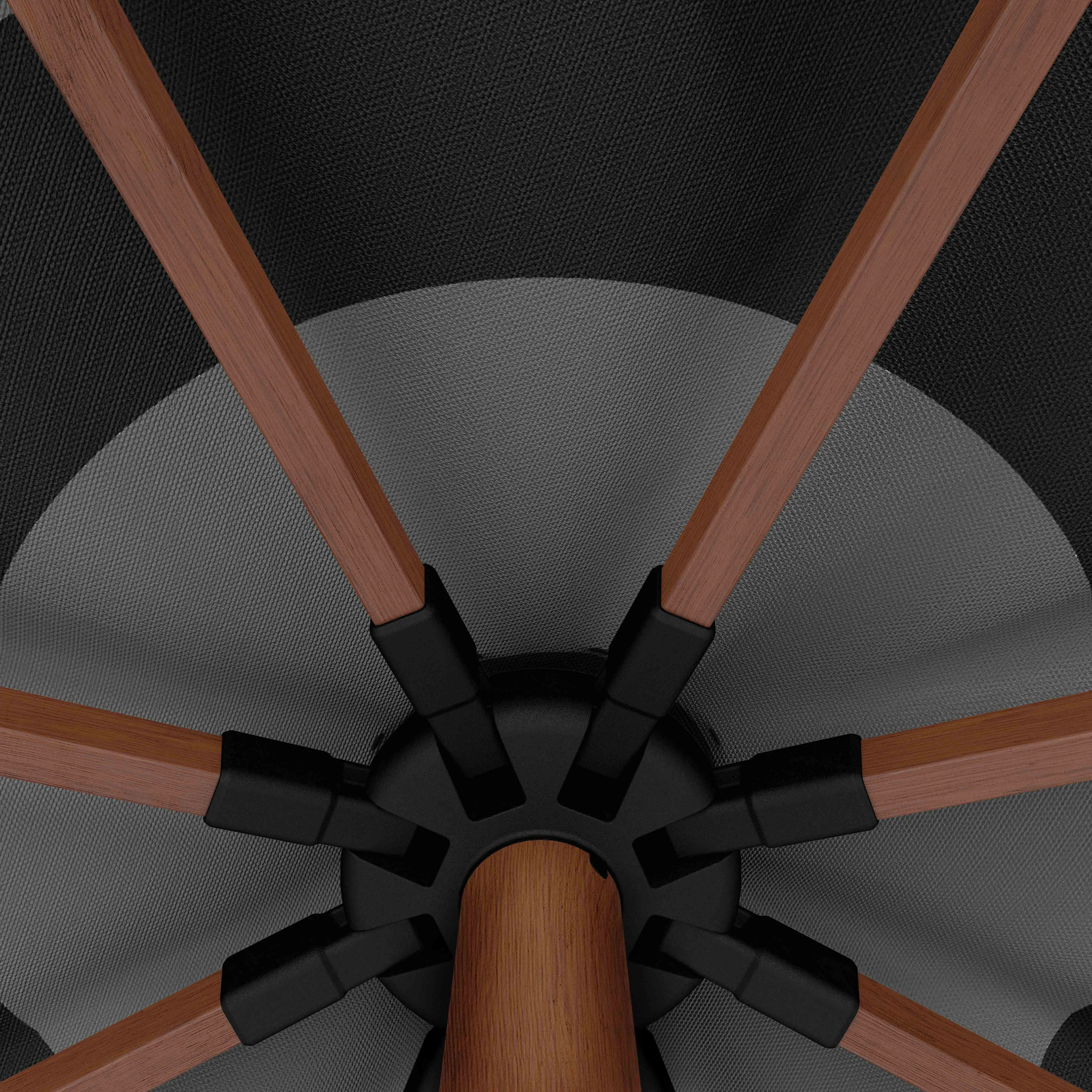 The Wooden 2™ - Sunbrella Black & Grey