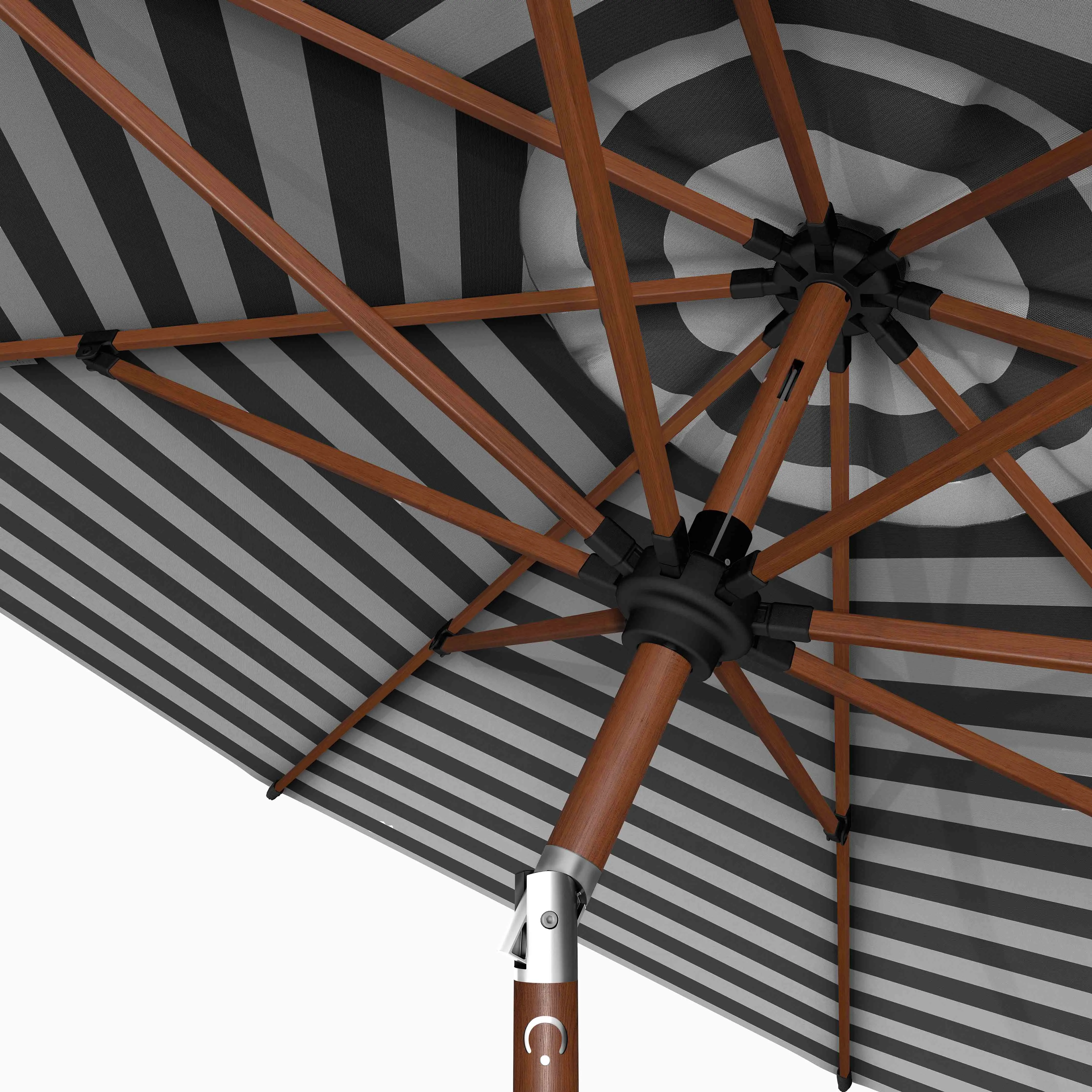 The Wooden 2™ - Sunbrella Black & Grey