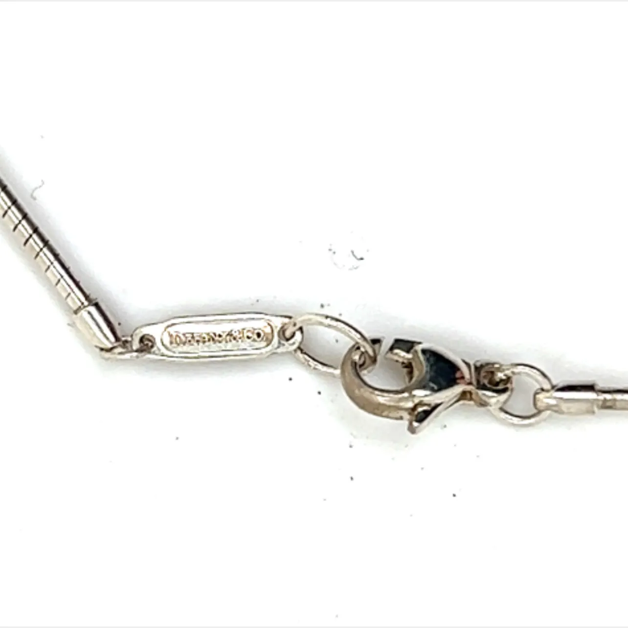 Tiffany & Co Estate X Signature Necklace 16" Sterling Silver TIF298