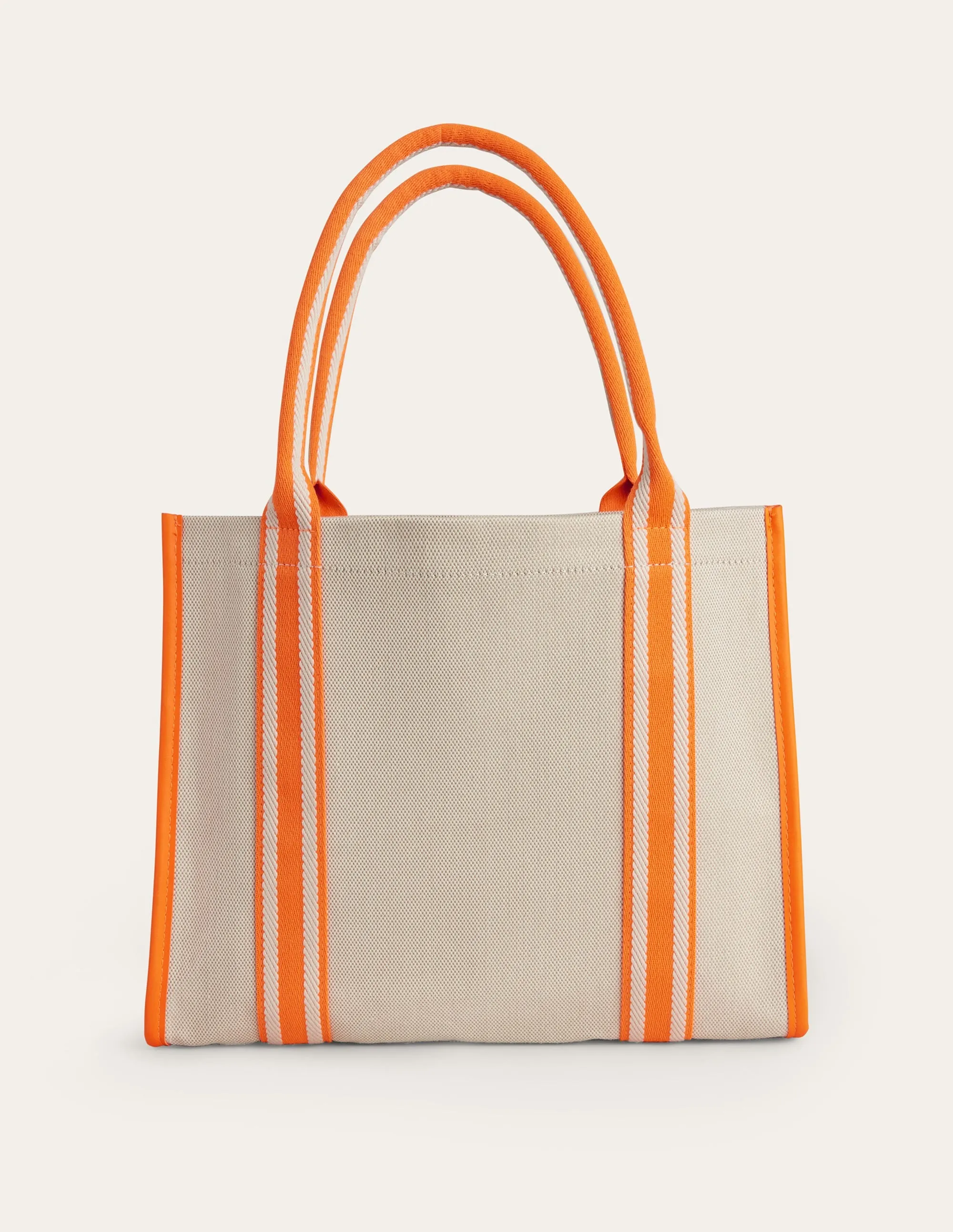 Tilda Canvas Tote Bag-Neon Orange