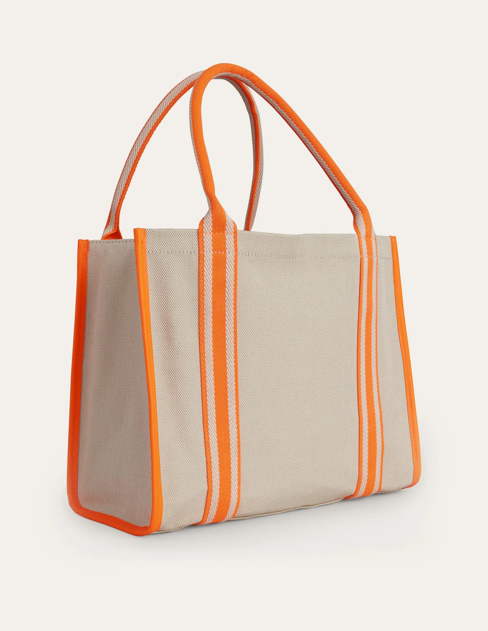 Tilda Canvas Tote Bag-Neon Orange