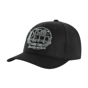 Tom Petty  and the Heartbreakers Men's Circle Logo Baseball Cap Black
