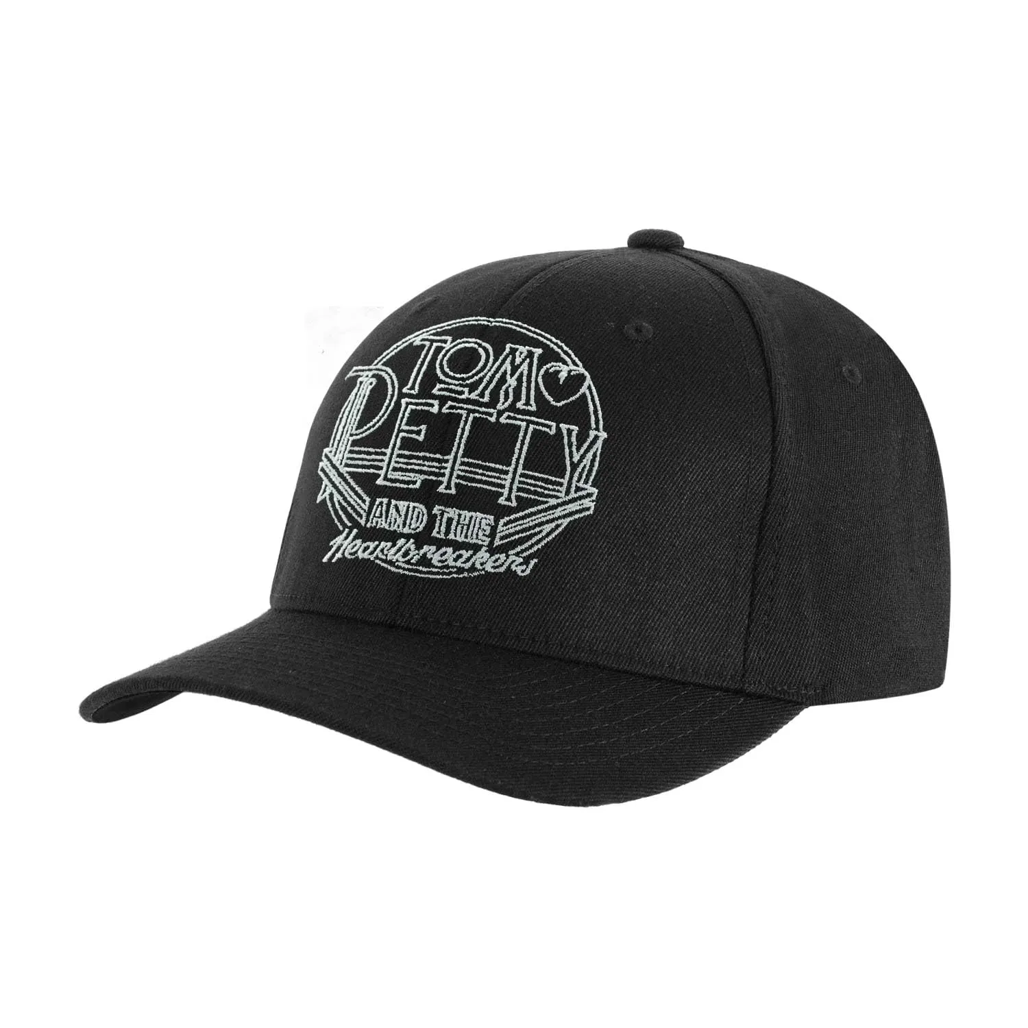 Tom Petty  and the Heartbreakers Men's Circle Logo Baseball Cap Black