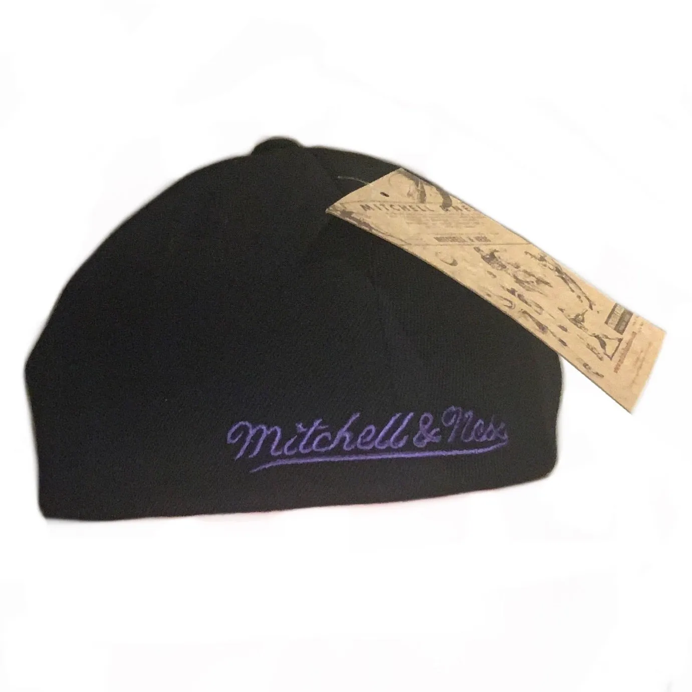 Toronto Raptors Black Mitchell & Ness Hardwood Classic Flexfit Hat