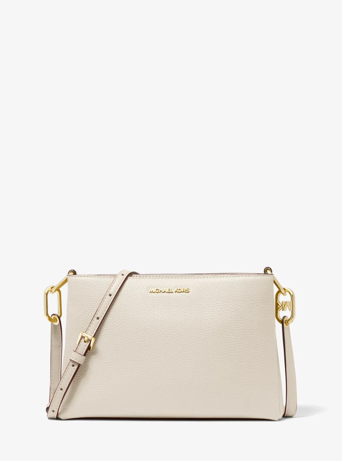Trisha Medium Pebbled Leather Crossbody Bag