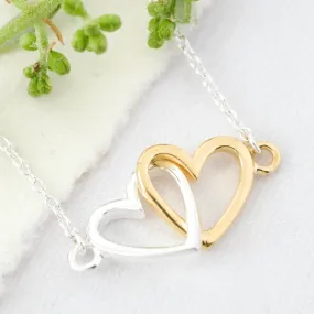 Twin Hearts Necklace