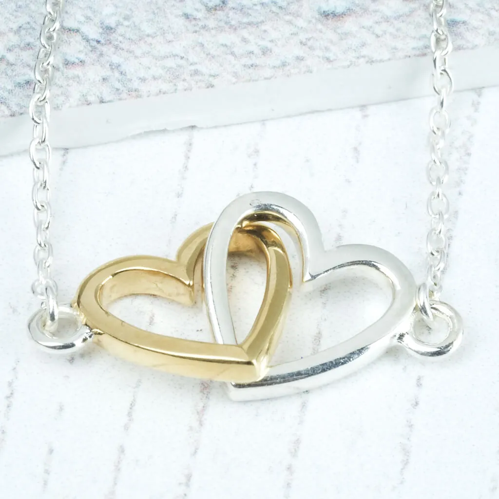 Twin Hearts Necklace