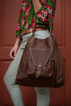 ULUNDI LEATHER SHOULDER BAG