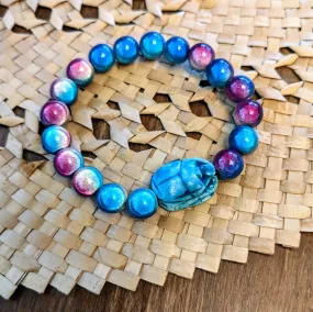UPCYCLED SCARAB BRACELET