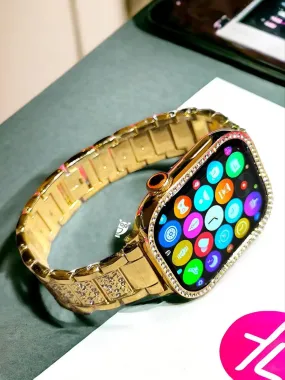 Watch Series 9 Diamond Bezel | BT Calling, Full HD Display | For Women | Best Quality Clone