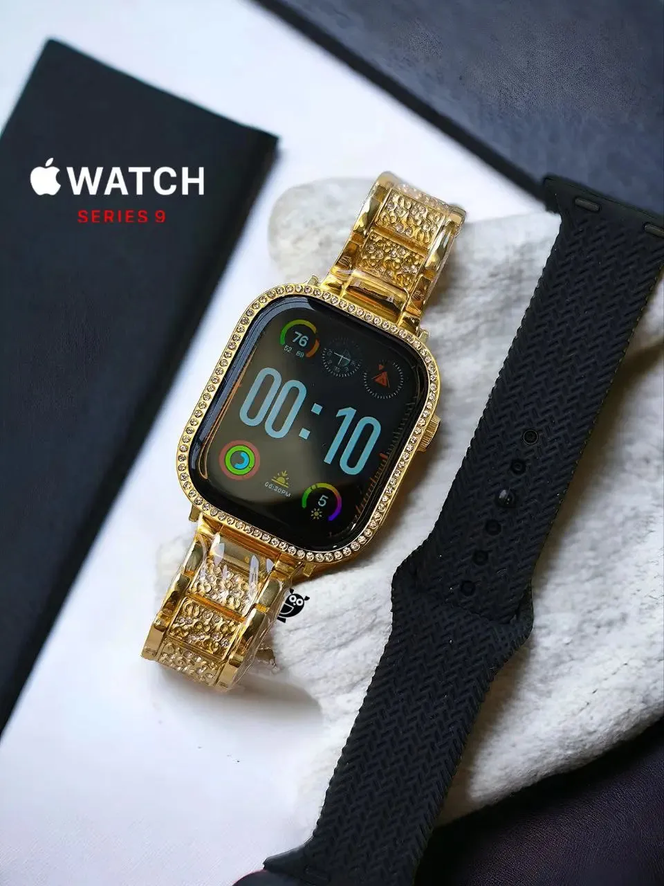 Watch Series 9 Diamond Bezel | BT Calling, Full HD Display | For Women | Best Quality Clone