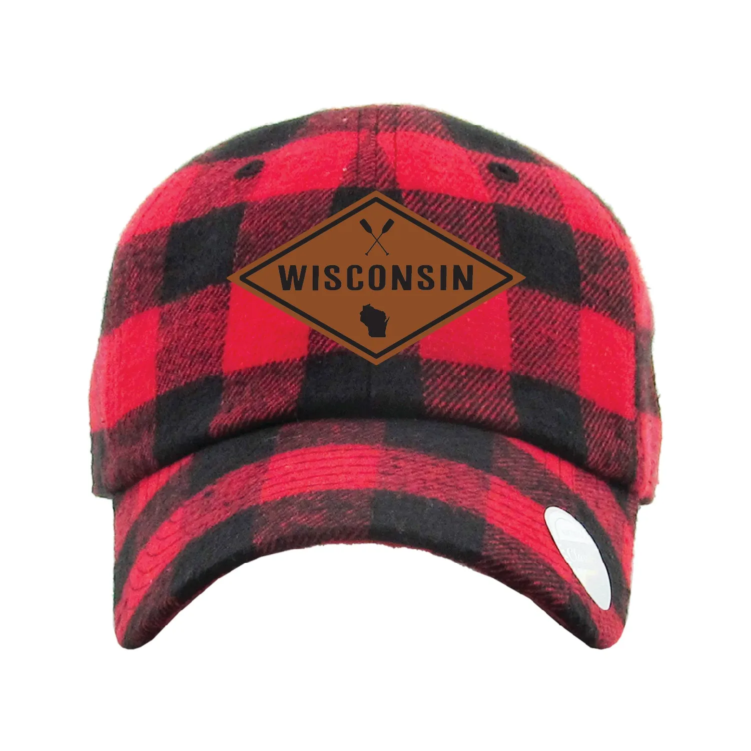 WI109 PLAID BASEBALL CAP