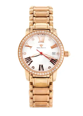 Womens Rose Gold Tone Diamond Watch | Appx 0.53 Carats