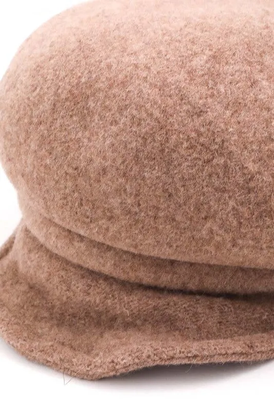 Wool Felt Breton Cap