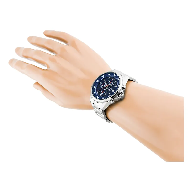 WW0147 Seiko Chronograph Stainless Steel Chain Watch SKS625P1