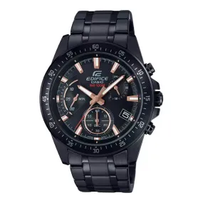 WW0226 Casio Edifice Chronograph Stainless Steel Black Chain Watch EFV-540DC-1BVUDF