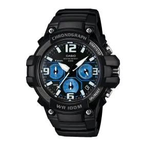 WW0526 Casio Youth Chronograph Sports Resin Belt Watch MCW-100H-1A2VDF