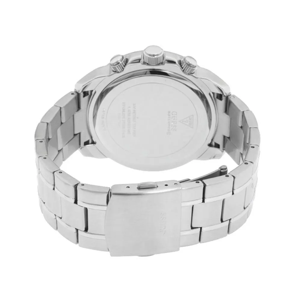 WW0695 Guess Waterpro Chronograph Stainless Steel Silver Chain Watch U15072G1