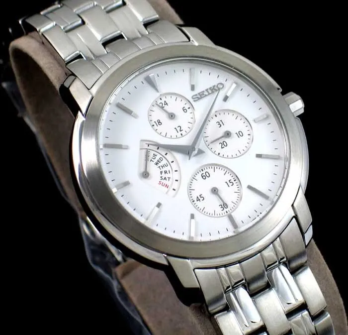 WW0869 Seiko Chronograph Chain Watch SRL003P1
