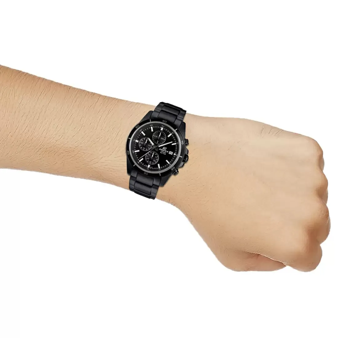 WW2036 Casio Edifice Chronograph Stainless Steel Black Chain Watch EFR-526BK-1A1VUDF