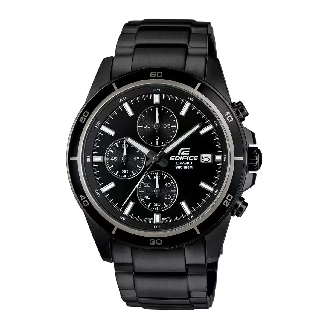 WW2036 Casio Edifice Chronograph Stainless Steel Black Chain Watch EFR-526BK-1A1VUDF