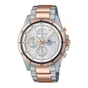 WW2040 Casio Edifice Chronograph Stainless Steel Two Tone Chain Watch EFR-526SG-7A5VUDF
