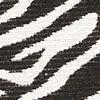 Zebra Stripe Canvas Book Tote