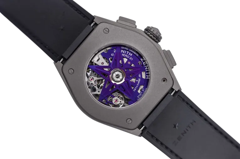 Zenith Defy El Primero 21 Chronograph Ultraviolet Matte Titanium Men's Watch